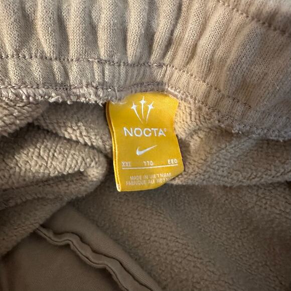 Nike x Nocta Men's Fleece CS Tan Matching Sweatsuit Hoodie Sweatpants Size XXL - Picture 14 of 16